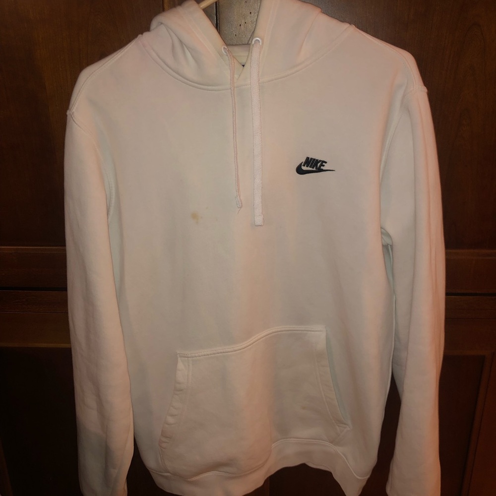 White nike hoodie